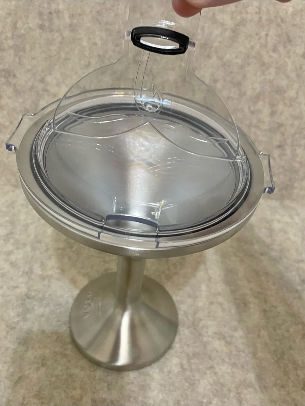 Orca Martini Glass, Stainless Steel - 8 oz